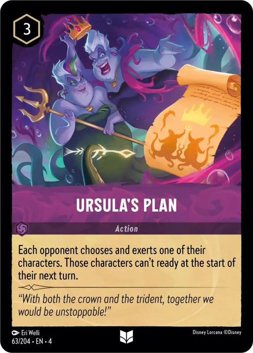 Ursula’s Plan (63/204) [Ursula’s Return] - Lorcana Single