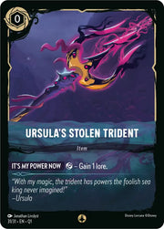 Ursula’s Stolen Trident (31/31) [Illumineer’s Quest: Deep Trouble] - Lorcana Single