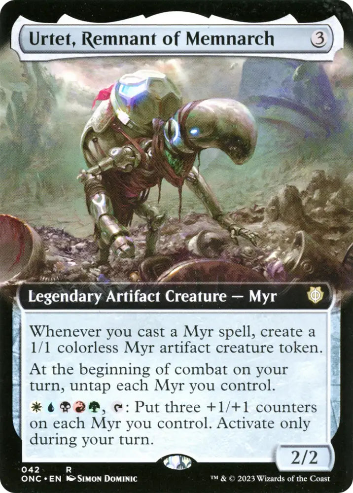 Urtet Remnant of Memnarch (Extended Art) [Phyrexia: All Will Be One Commander] - MTG Single