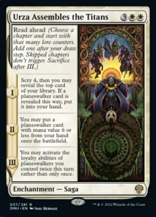 Urza Assembles the Titans [Dominaria United] - MTG Single