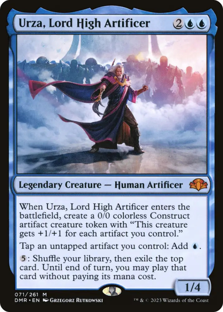 Urza Lord High Artificer [Dominaria Remastered] - MTG Single