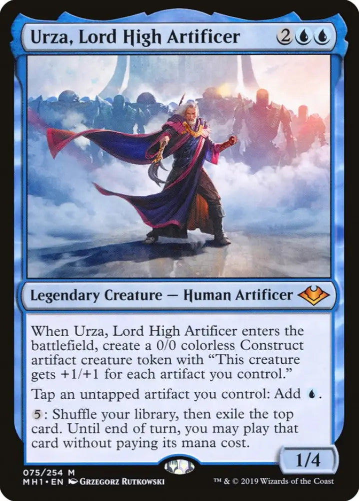 Urza Lord High Artificer [Modern Horizons] - MTG Single