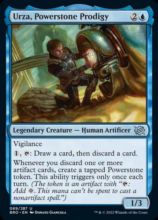 Urza Powerstone Prodigy [The Brothers’ War] - MTG Single