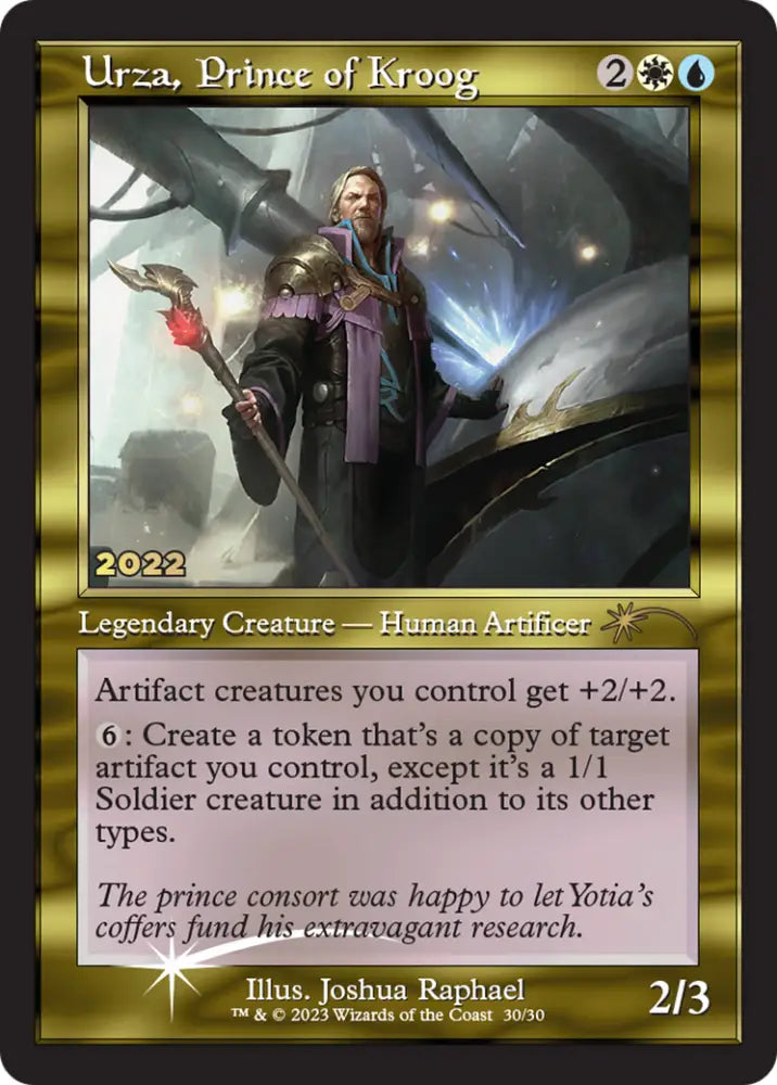 Urza Prince of Kroog [30th Anniversary Promos] - MTG Single