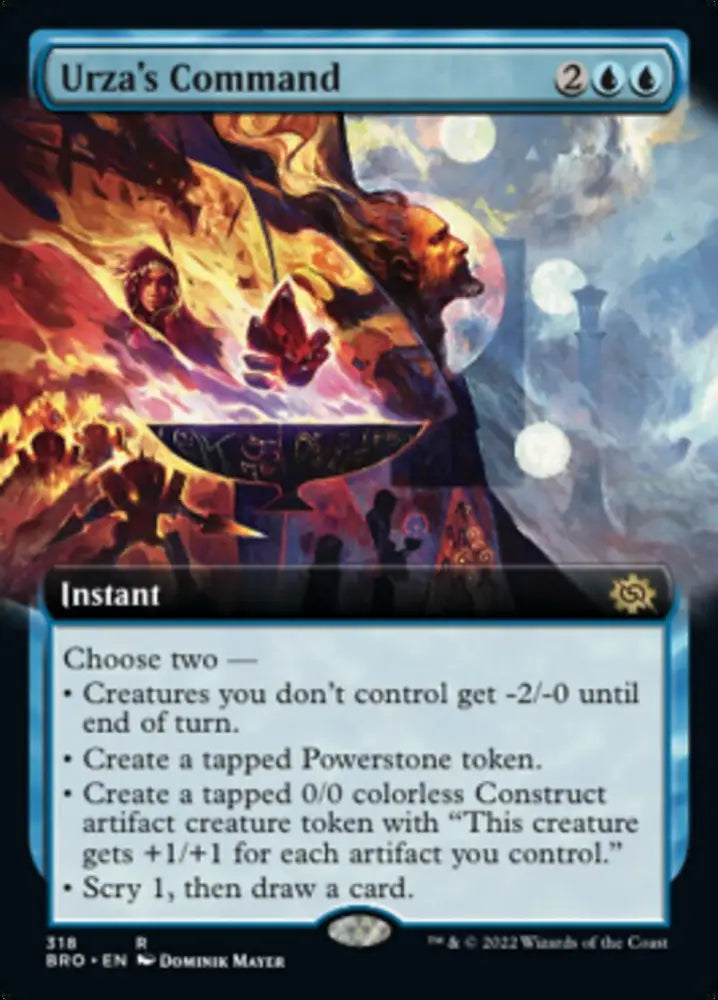 Urza’s Command (Extended Art) [The Brothers’ War] - MTG Single