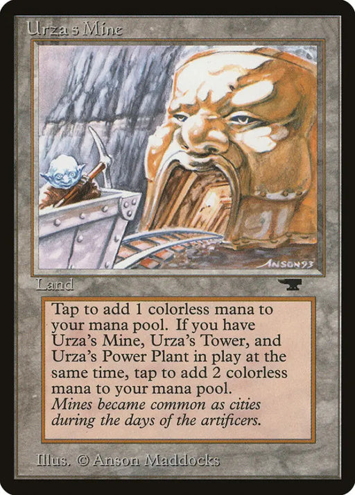 Urza’s Mine (Mine Cart Entering Mouth) [Antiquities] - MTG Single