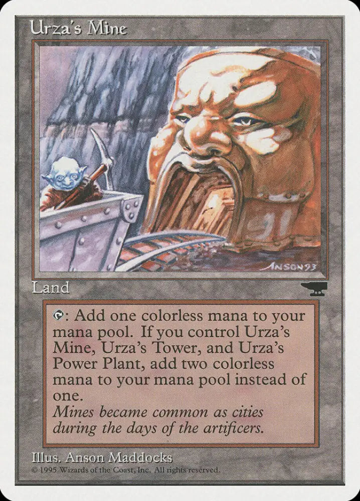 Urza’s Mine (Mine Cart Entering Mouth) [Chronicles] - MTG Single