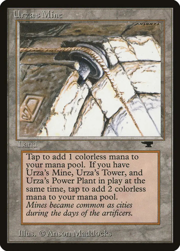 Urza’s Mine (Pulley Embedded in Stone) [Antiquities] - MTG Single