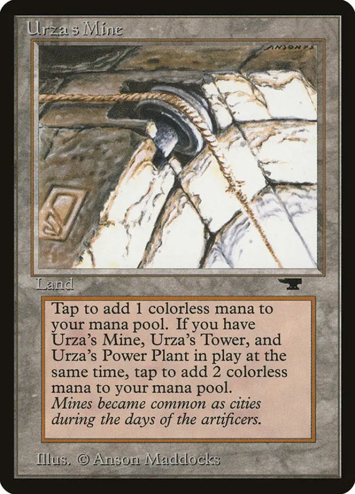 Urza’s Mine (Pulley Embedded in Stone) [Antiquities] - MTG Single