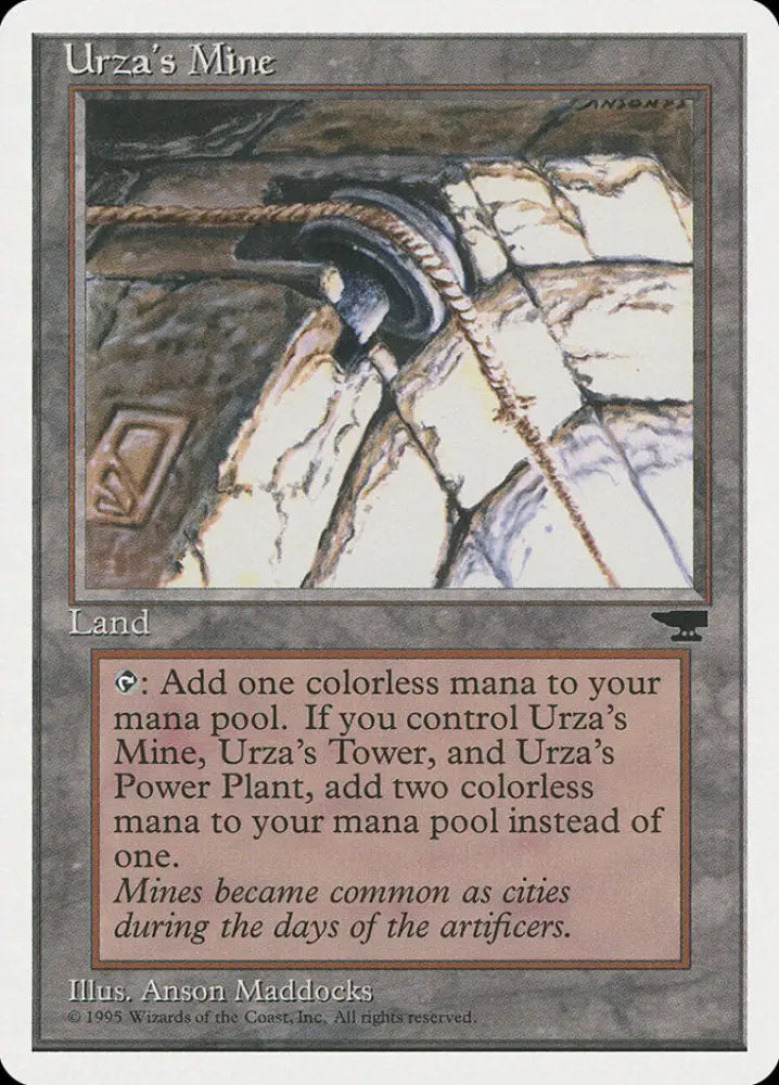 Urza’s Mine (Pulley Embedded in Stone) [Chronicles] - MTG Single