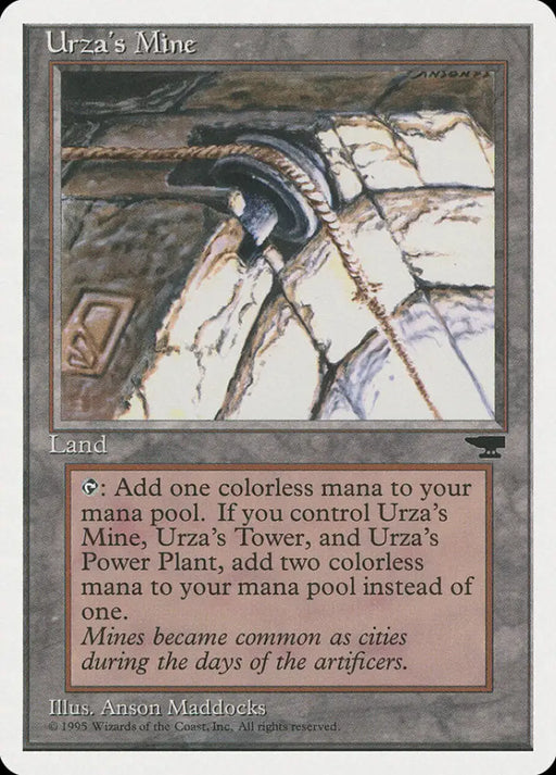 Urza’s Mine (Pulley Embedded in Stone) [Chronicles] - MTG Single