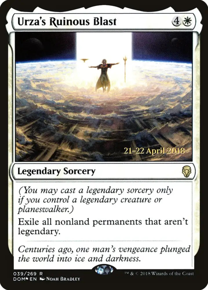 Urza’s Ruinous Blast [Dominaria Prerelease Promos] - MTG Single