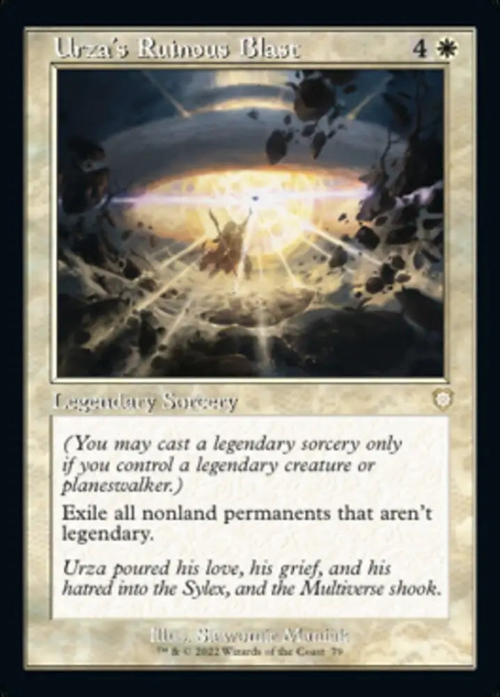 Urza’s Ruinous Blast (Retro) [The Brothers’ War Commander] - MTG Single