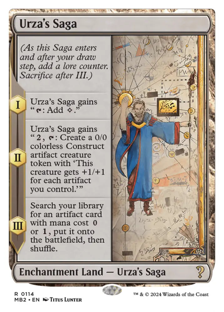 Urza’s Saga (White Border) [Mystery Booster 2] - MTG Single