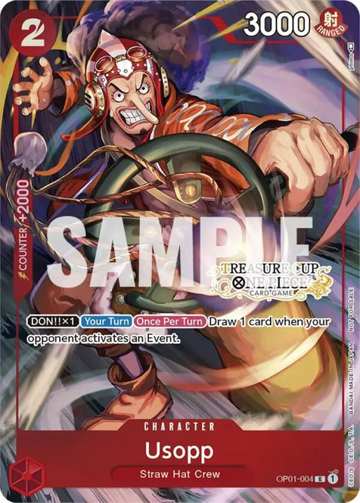 Usopp - OP01-004 (Treasure Cup) [One Piece Promotion Cards]