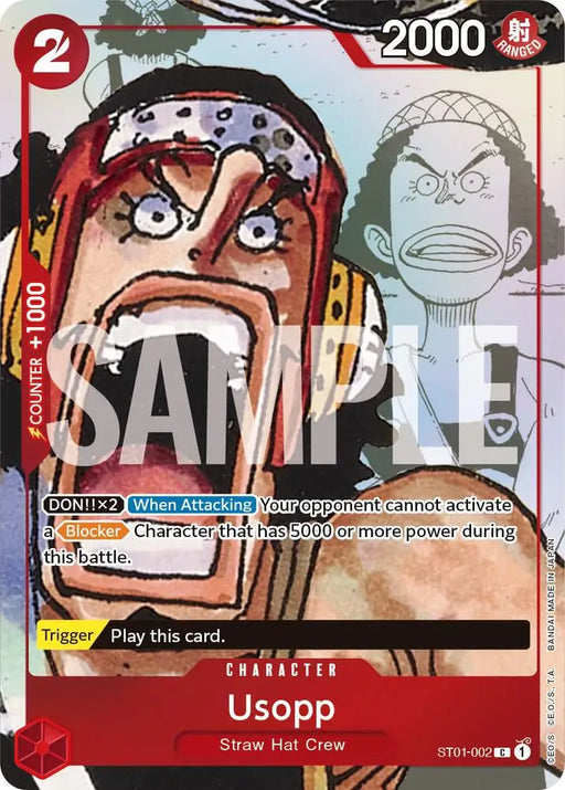 Usopp - ST01-002 (Alternate Art) [One Piece Promotion Cards]