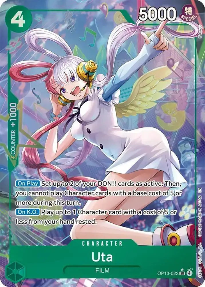 Uta (Alternate Art) (OP13-023) [Carrying On His Will]