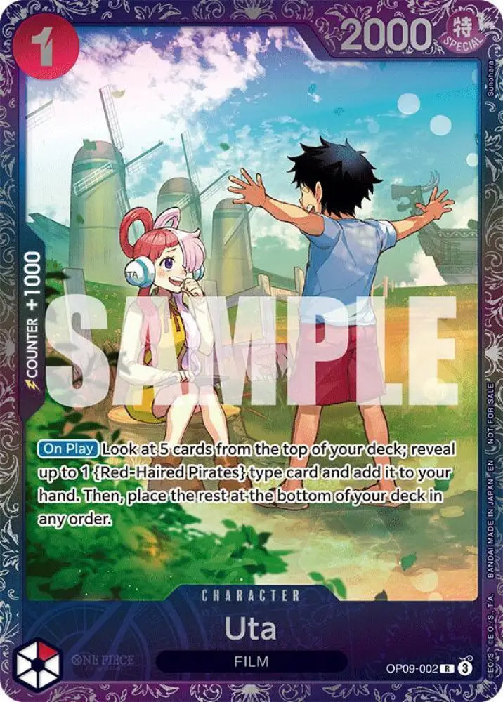 Uta (Treasure Cup 2025) (OP09-002) [One Piece Promotion Cards]
