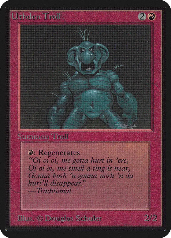 Uthden Troll [Alpha Edition] - MTG Single