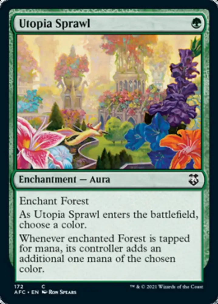 Utopia Sprawl [Dungeons & Dragons: Adventures in the Forgotten Realms Commander] - MTG Single