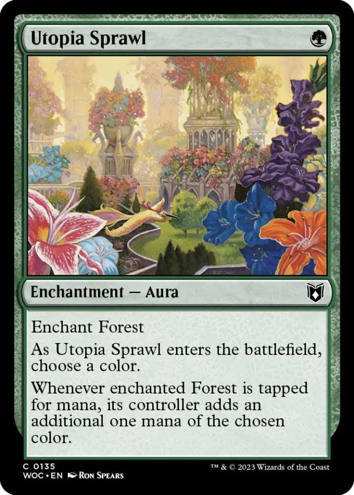 Utopia Sprawl [Wilds of Eldraine Commander] - MTG Single