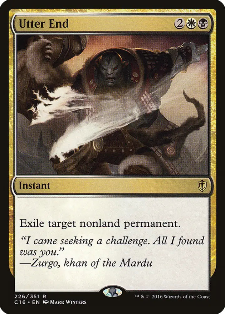Utter End [Commander 2016] - MTG Single