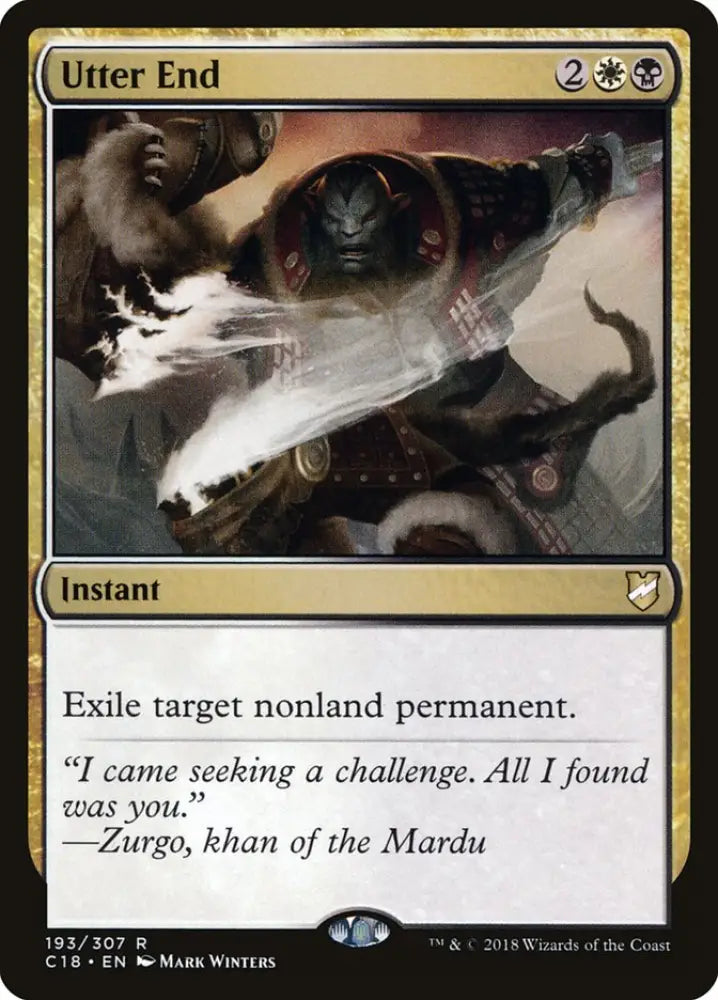 Utter End [Commander 2018] - MTG Single