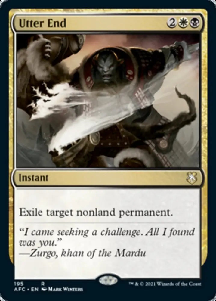 Utter End [Dungeons & Dragons: Adventures in the Forgotten Realms Commander] - MTG Single