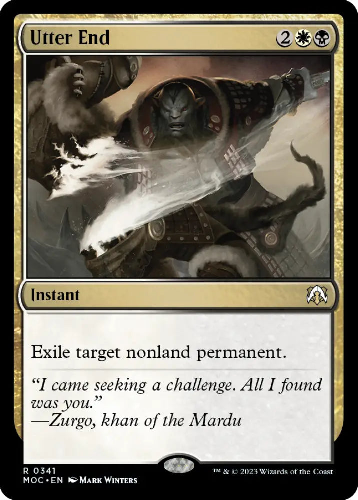 Utter End [March of the Machine Commander] - MTG Single