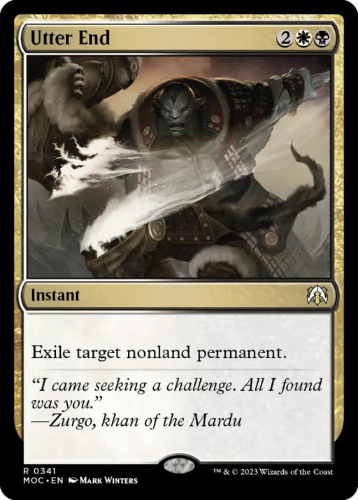 Utter End [March of the Machine Commander] - MTG Single