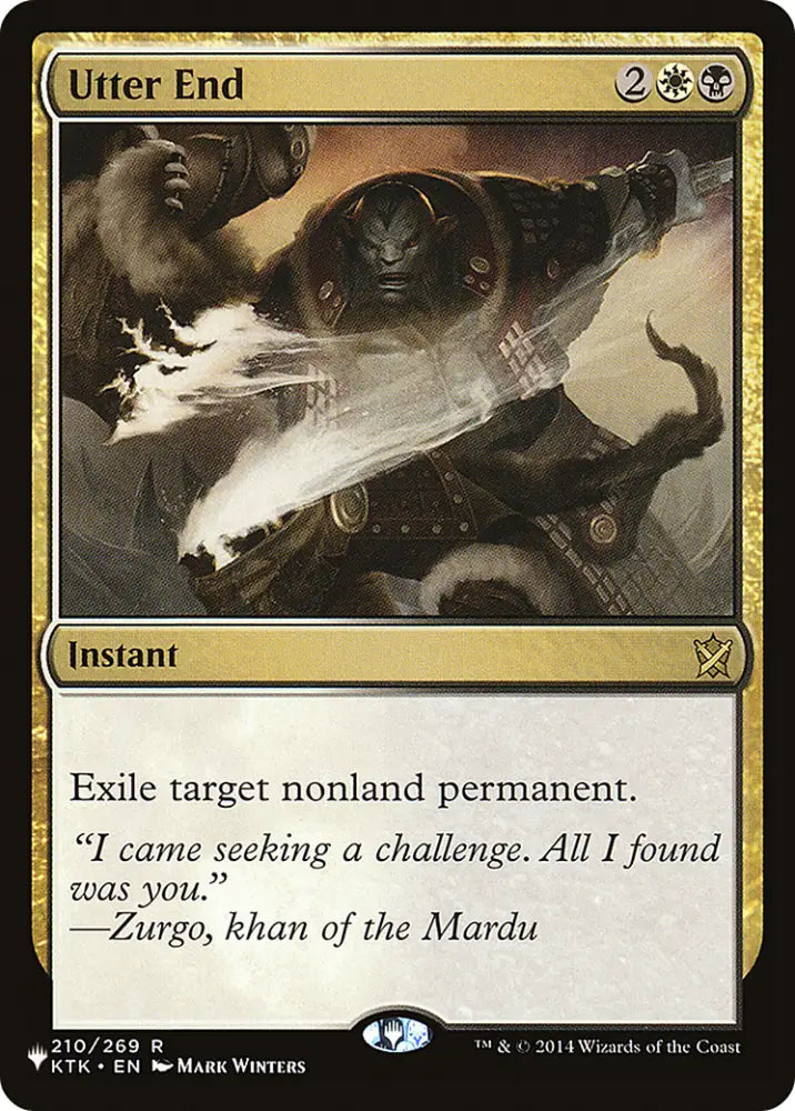Utter End [Secret Lair: From Cute to Brute] - MTG Single