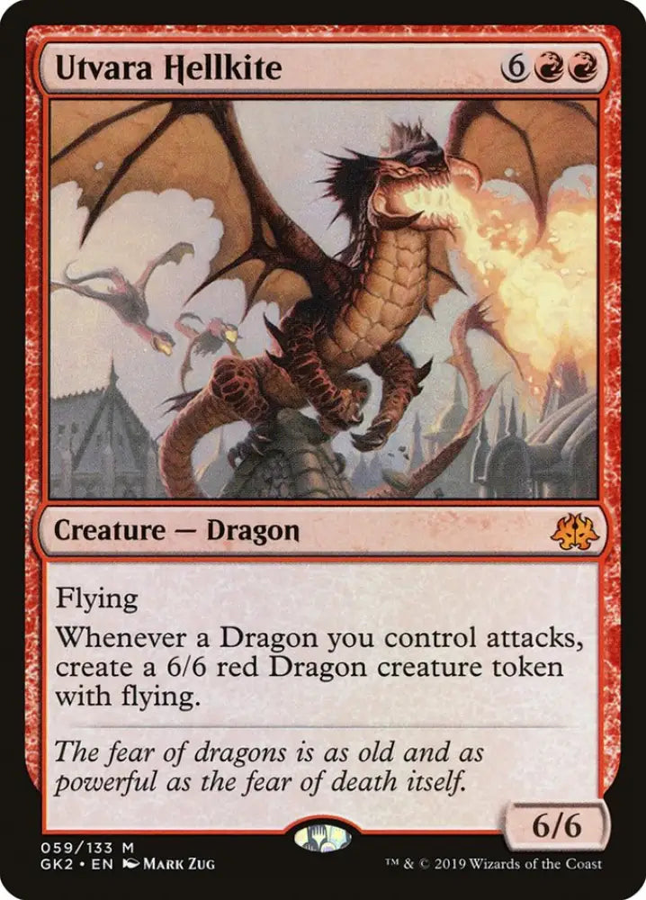 Utvara Hellkite [Ravnica Allegiance Guild Kit] - MTG Single