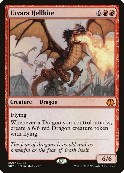 Utvara Hellkite [Ravnica Allegiance Guild Kit] - MTG Single