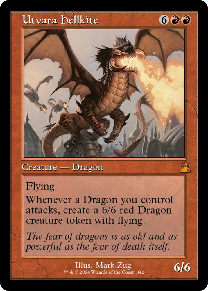 Utvara Hellkite (Retro Frame) [Ravnica Remastered] - MTG Single