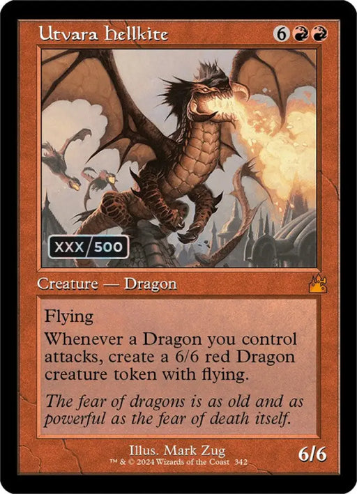 Utvara Hellkite (Retro) (Serialized) [Ravnica Remastered] - MTG Single