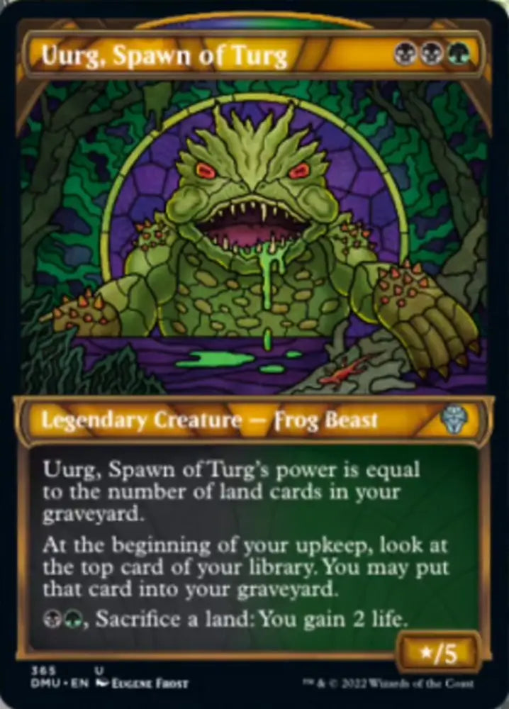 Uurg Spawn of Turg (Showcase Textured) [Dominaria United] - MTG Single