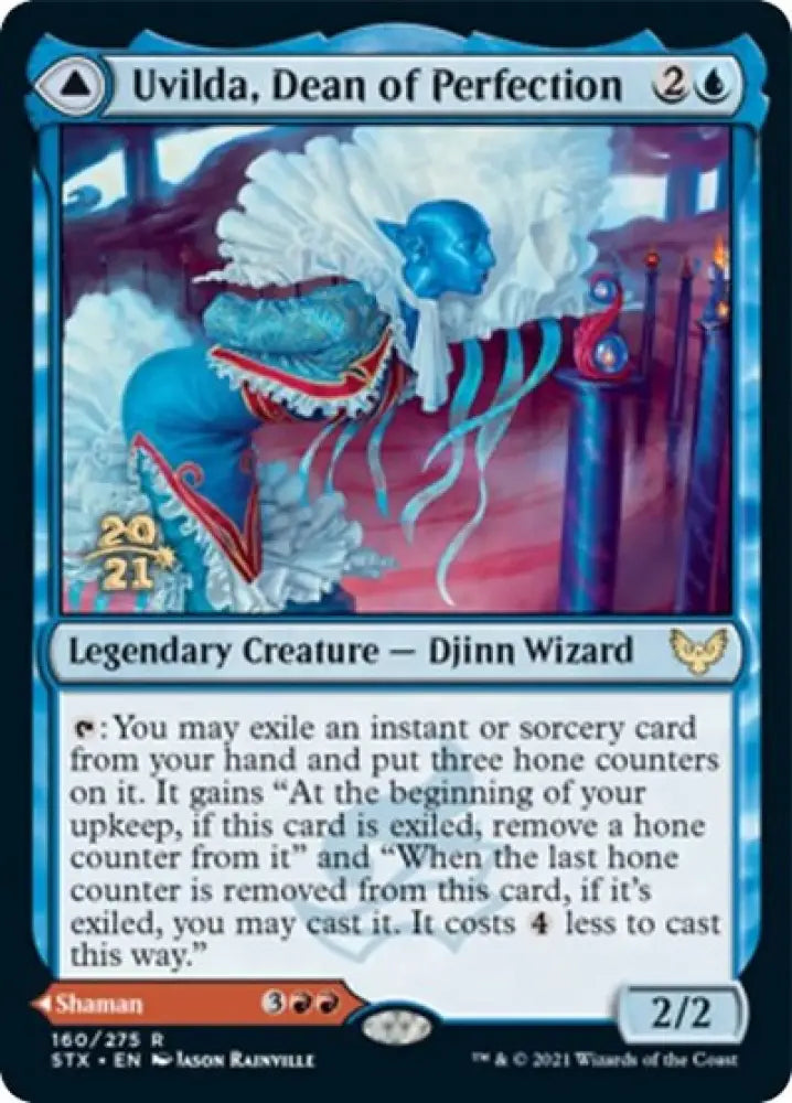 Uvilda Dean of Perfection // Nassari Dean of Expression [Strixhaven: School of Mages Prerelease Promos] - MTG Single