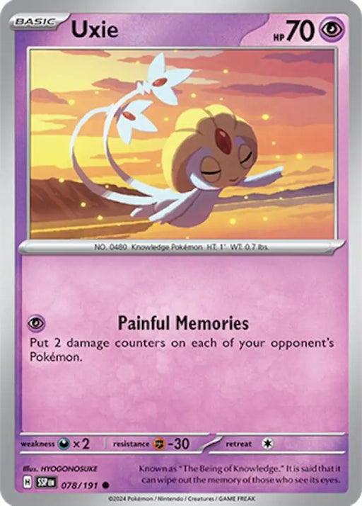 Uxie (078/191) [Scarlet & Violet: Surging Sparks] - Pokemon Single