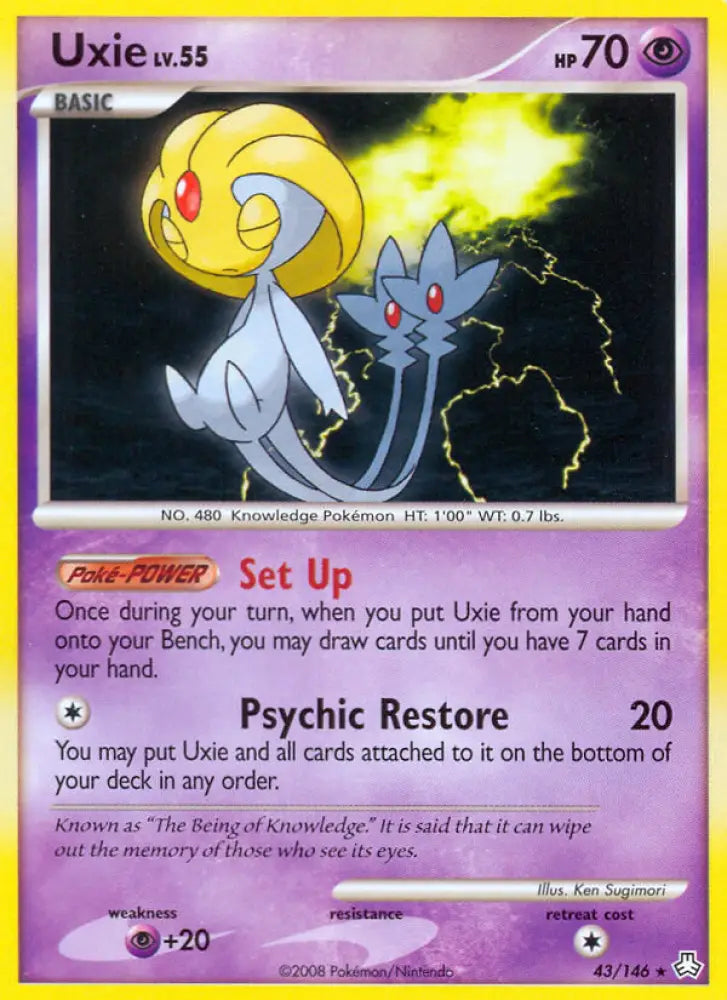 Uxie (43/146) [Diamond & Pearl: Legends Awakened] - Pokemon Single