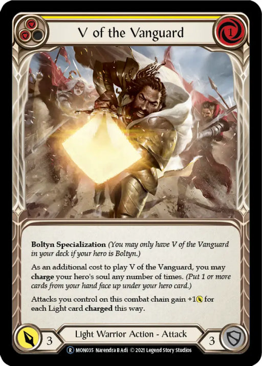 V of the Vanguard [Monarch Unlimited] Unlimited Normal - Flesh And Blood Single