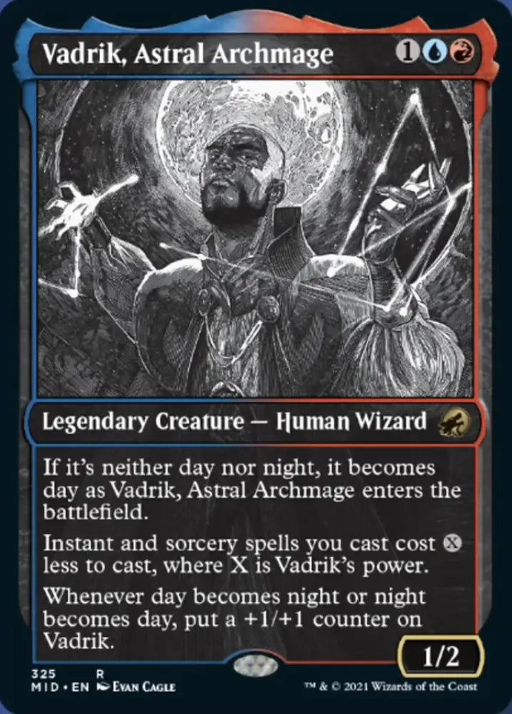 Vadrik Astral Archmage (Showcase Eternal Night) [Innistrad: Midnight Hunt] - MTG Single