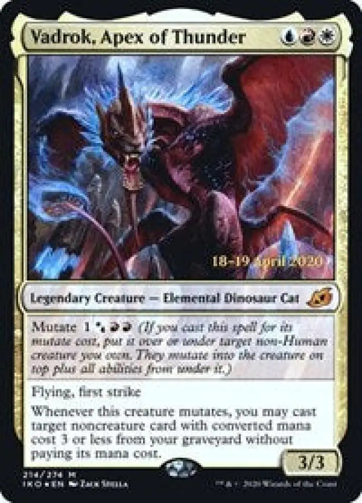 Vadrok, Apex of Thunder (214) [Prerelease Cards]