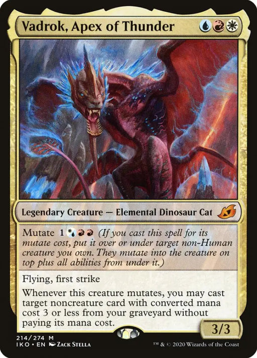 Vadrok Apex of Thunder [Ikoria: Lair of Behemoths] - MTG Single