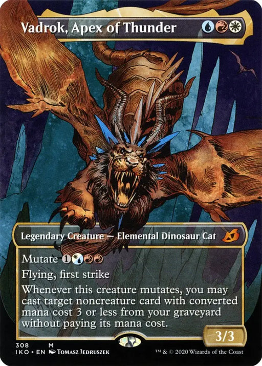 Vadrok Apex of Thunder (Showcase) [Ikoria: Lair of Behemoths] - MTG Single