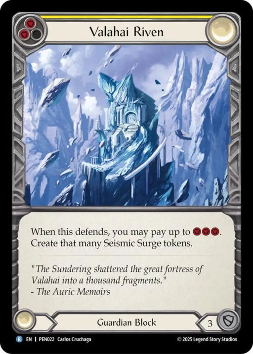 Valahai Riven (Yellow) (PEN022) [Compendium of Rathe]