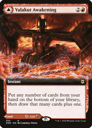 Valakut Awakening // Valakut Stoneforge (Extended Art) [Zendikar Rising] - MTG Single