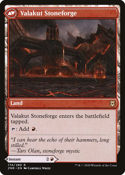 Valakut Awakening // Valakut Stoneforge [Zendikar Rising] - MTG Single