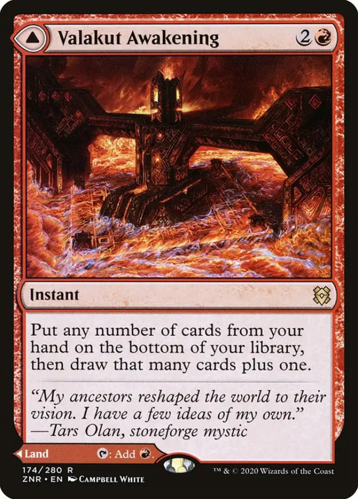 Valakut Awakening // Valakut Stoneforge [Zendikar Rising] - MTG Single