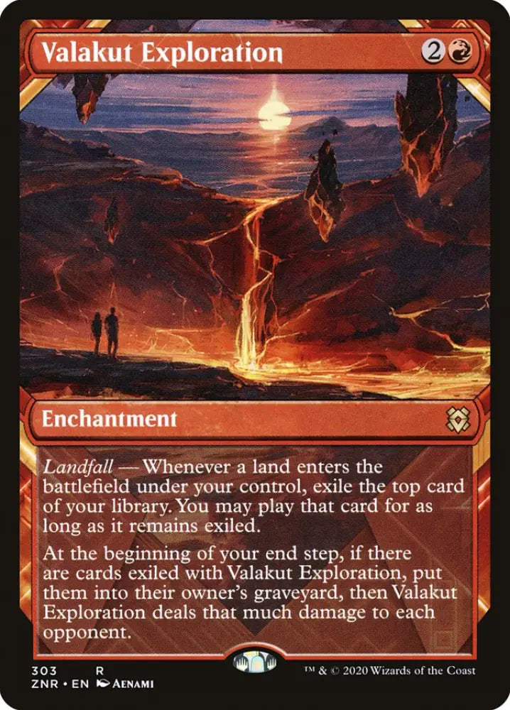 Valakut Exploration (Showcase) [Zendikar Rising] - MTG Single