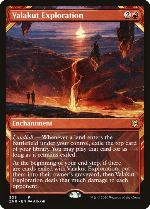 Valakut Exploration (Showcase) [Zendikar Rising] - MTG Single